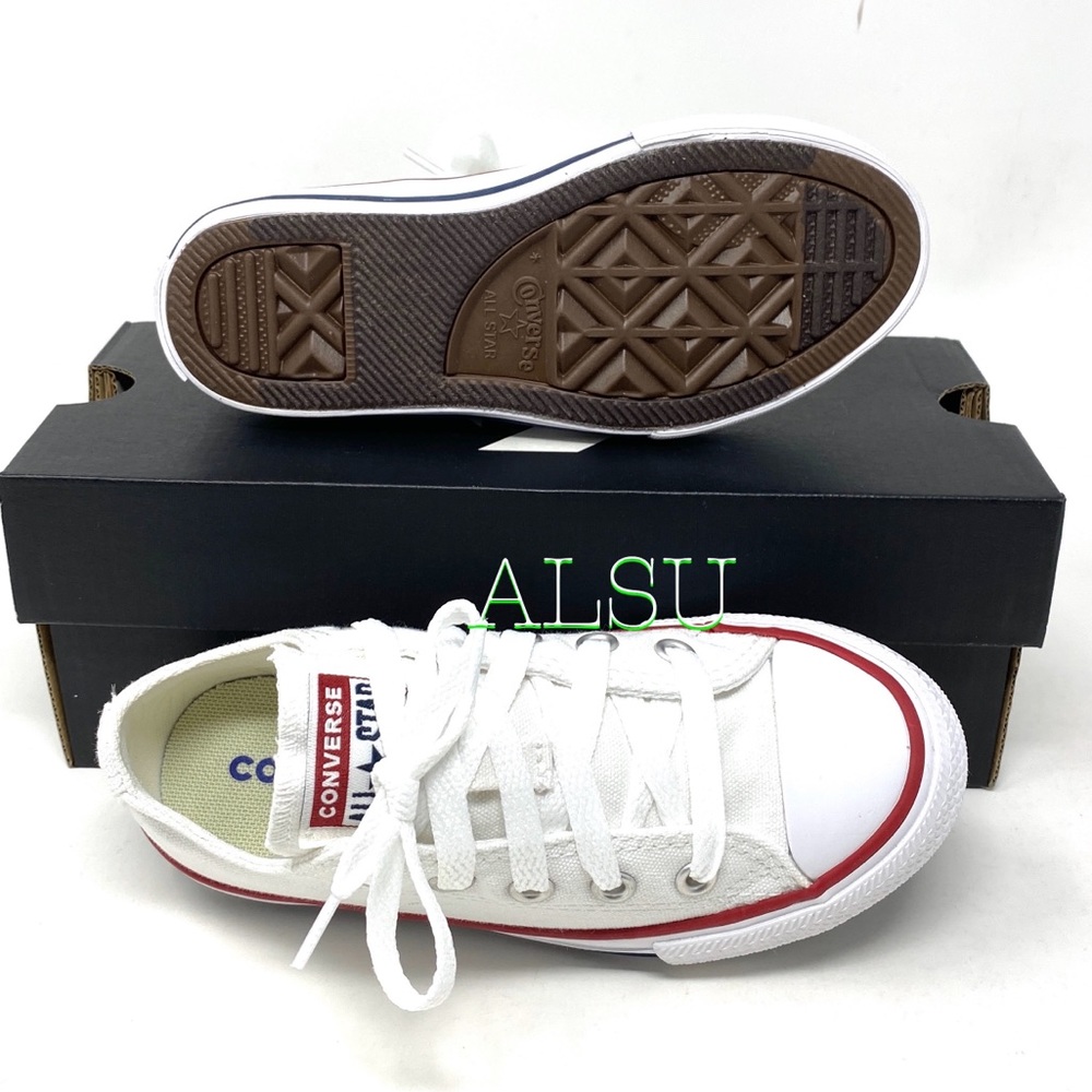 Converse Chuck Taylor AS Classic White Low Kid’s 3J256 - Picture 3 of 9